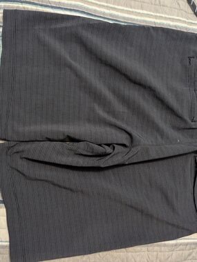 Hang Ten Men's Gray Pinstripe Dress Pants